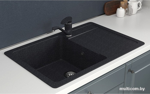 Кухонная мойка Mixline ML-GMS15 551150 (черный)
