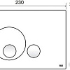 Панель смыва OLI Globe 152954 (золотистый)