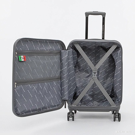 Чемодан-спиннер Francesco Molinary 338-2701/2-20DGR (темно-серый)
