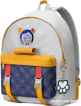 Рюкзак MAH MR20C2017B01 (светло-серый/темно-синий/желтый)