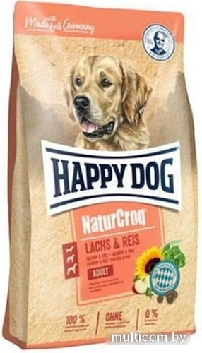 Сухой корм для собак Happy Dog NaturCroq Lachs & Reis 4 кг