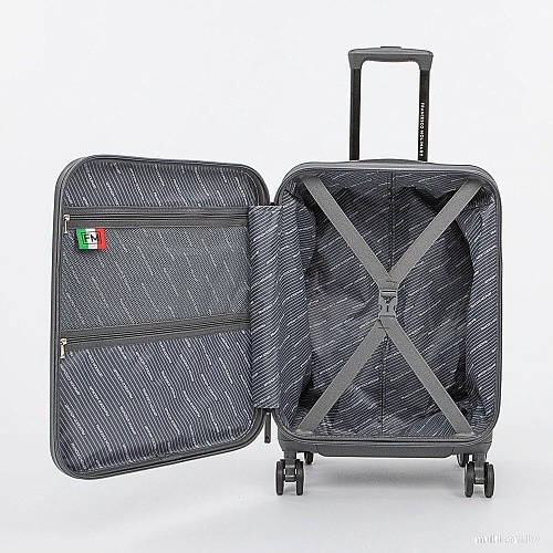 Чемодан-спиннер Francesco Molinary 338-2701/2-20DGR (темно-серый)