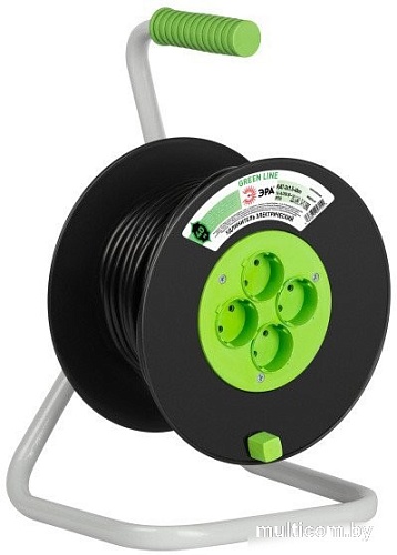 Удлинитель на катушке ЭРА GREEN LINE KAT-2x1.5-40m Б0065088