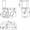 Унитаз BelBagno Alpina BB0159CPR