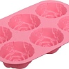 Форма для выпечки Marmiton Розы 16021 (розовый)