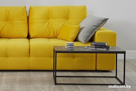 Диван PirroGroup Питсбург (велюр, velvet yellow)