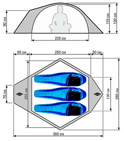 Палатка Maverick IGLOO