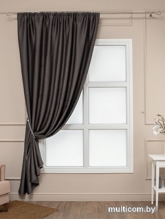 Штора Ника Зварико блэкаут 888250-12 2x2.5 м (коричневый)