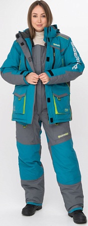 Костюм Huntsman Siberia Lady Breathable 48-50/170-176 (бирюза/серый)