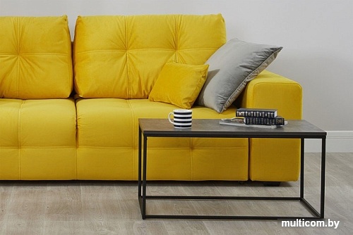 Диван PirroGroup Питсбург (велюр, velvet yellow)