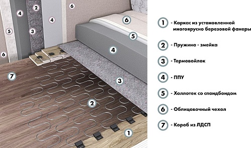 Угловой диван Mio Tesoro Elke Левый (Optima Velutto 32/темно-серый)