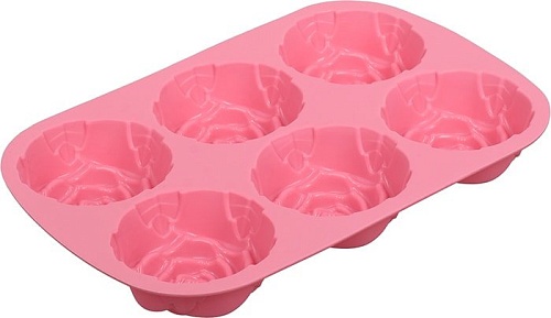 Форма для выпечки Marmiton Розы 16021 (розовый)