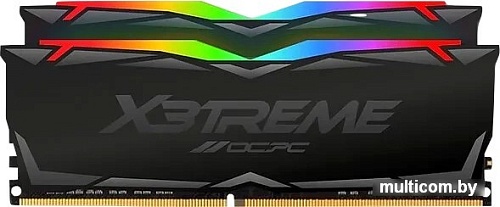 Оперативная память OCPC X3 RGB Black 2x32ГБ DDR4 3200 МГц MMX3A2K64GD432C16