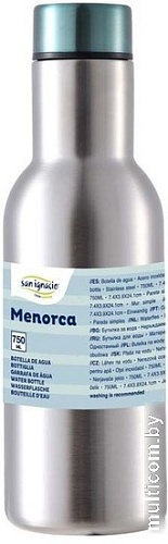 Бутылка для воды San Ignacio SG-3614 750мл (серебристый(