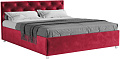 Кровать Мебель-АРС Классик 140 (бархат красный Star Velvet 3 Dark Red)