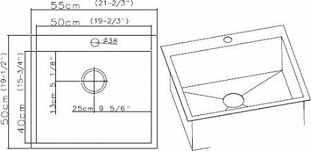 Кухонная мойка Asil AS 251 F (матовая, 1.2 мм)