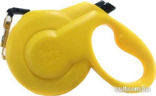 Поводок-рулетка Fida Styleash трос 3 м S 66261 (желтый)