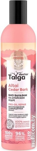 Natura Siberica Бальзам Doctor Taiga Био восстановление поврежденных волос 400мл