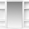 Berossi Шкаф с зеркалом ВК Hilton (снежно-белый)
