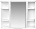 Berossi Шкаф с зеркалом ВК Hilton (снежно-белый)