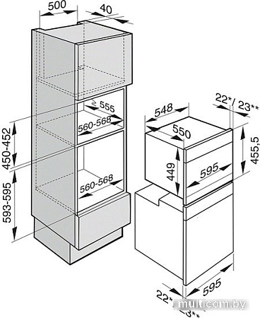 Духовой шкаф Miele DGC 6805 BRWS