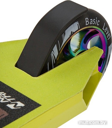 Самокат Novatrack Pixel Pro BL 110A.PIXEL.LM20 (черный/лайм)