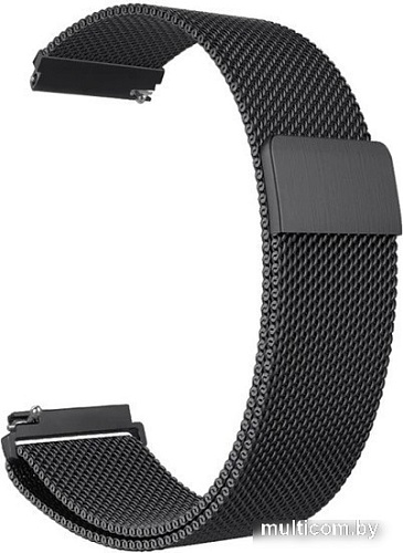 Браслет Rumi Milanese loop металлический 18 мм (черный)