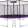 Батут Atlas Sport 490 см - 16ft Pro (с лестницей, внешняя сетка, сливовый)