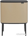 Brabantia Bo Touch Bin 11+23 л (минерально-золотой)