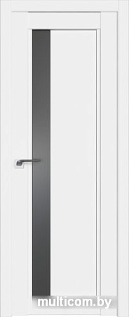 Межкомнатная дверь ProfilDoors 2.71U 60x200 (аляска/стекло графит)