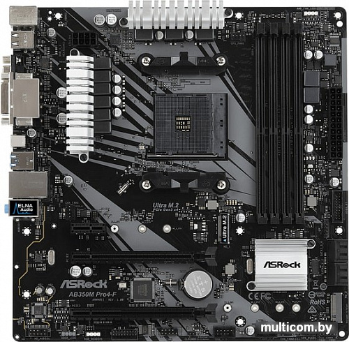 Материнская плата ASRock AB350M Pro4-F