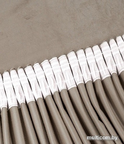 Штора Legrand Велюр 1.5x2.8 58118325 (серо-бежевый)