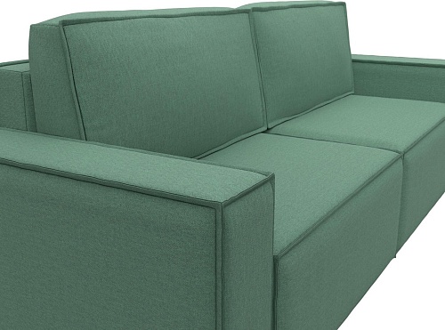 Диван Лига диванов Куба Лайт 129437 (рогожка амур 11 зеленый)