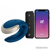 Вибромассажер Satisfyer Partner Double Love (голубой)