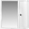 Berossi Шкаф с зеркалом ВК Hilton Premium (правый, снежно-белый)