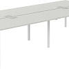 Norden 320х143.8х75 SG.256.SH.44.WH (белый/серый бархат)