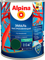 Эмаль Alpina Быстросохнущая по ржавчине 0.75 л (RAL6005, зеленый)