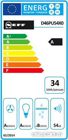 Кухонная вытяжка NEFF D46PU54X0
