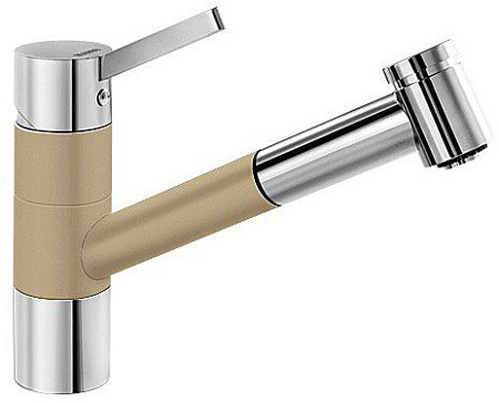 Смеситель Blanco Tivo-S Silgranit (хром/шампань) [517615]