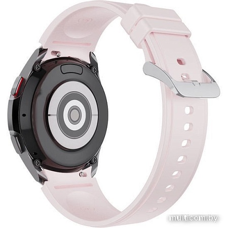 Ремешок Rumi Classic силиконовый для Samsung Galaxy Watch4/5 (20 мм, розовый)