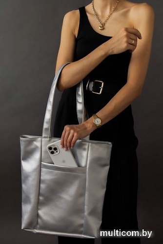 Сумка шоппер MT.style Классика2 (серебристый)