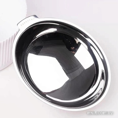 Миска Furrytail Antibacterial Stainless Steel Cat Bowl (голубой)