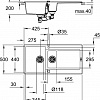 Кухонная мойка Grohe K500 60-C 100/50 1.5 31646AT0 (серый гранит)