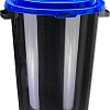 Контейнер для мусора Idea 40 л (черный/синий)
