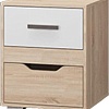 Тумба MLK Джуниор прикроватная (дуб сонома/белый)
