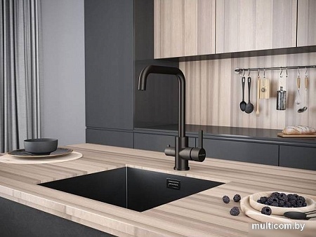 Смеситель Paulmark Logas Lo213021-GM (вороненая сталь)