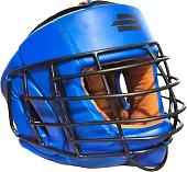 Cпортивный шлем BoyBo Flexy с металлической решеткой (L, синий)