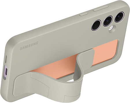 Чехол для телефона Samsung Standing Grip Case Galaxy A55 (серый)