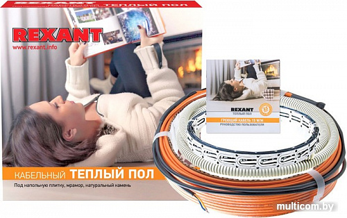 Нагревательный кабель Rexant RND-120-1800 120 м 1800 Вт