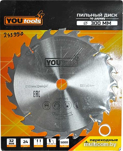 Пильный диск Yourtools Z24 300/32мм